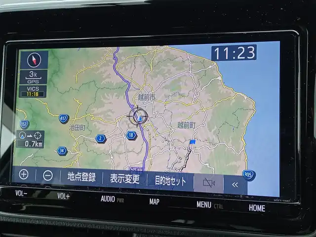トヨタ エスクァイア Gi 福井県 2019(平31)年 12万km ホワイトパールクリスタルシャイン 衝突被害軽減システム/純正9インチナビ（NSZT-Y68T）/・（フルセグTV/CD/DVD/Bluetooth)/フリップダウンモニター/バックカメラ/ドライブレコーダー/ビルトインETC/オートLEDライト/電動格納ウィンカーミラー/両側パワースライドドア/純正15インチAW/純正フロアマット/スマートキー