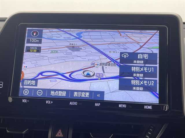 トヨタ Ｃ－ＨＲ G モード ネロ 熊本県 2019(平31)年 7.7万km ホワイトパールクリスタルシャイン 純正ナビ（ＣＤ・ＤＶＤ・フルセグ・ＢＴ・ＳＤ）/バックカメラ　/ビルトインＥＴＣ　/社外前後ドライブレコーダー　/レーダークルーズコントロール　/前後クリアランスソナー　/前席シートヒーター/車線逸脱警報/先行車発進お知らせ機能/ブラインドスポットモニター/横滑り防止/デジタルインナーミラー/ハーフレザーシート/純正フロアマット/純正１８インチAW/オートライト/オートマチックハイビーム/LEDヘッドライト/フォグライト/スマートキー/プッシュスタート/スペアキー1本/保証書/取扱説明書