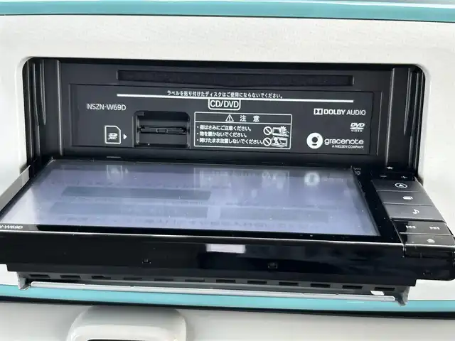 ダイハツ ムーヴ キャンバス G メイクアップ リミテッド　SAⅢ 奈良県 2019(平31)年 5.2万km パールホワイトⅢ/ファインミントメタリック 2トーン フルセグナビ（ＮＳＺＷ－Ｗ６９Ｄ）　/Ｂｌｕｅｔｏｏｔｈ　/ＣＤ／ＤＶＤ　/ドライブレコーダー　/両側パワースライドドア　/運転席シートヒーター　/ＬＥＤヘッドライト　/純正フロアマット　/アイドリングストップ