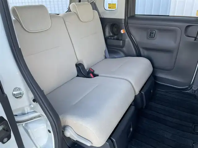 ダイハツ ムーヴ キャンバス G メイクアップ リミテッド　SAⅢ 佐賀県 2019(平31)年 5.2万km パールホワイトⅢ/ファインミントメタリック 2トーン 純正SDナビゲーション/・フルセグTV/CD/DVD/SD/USB/Bluetooth/パノラマモニター/前方ドライブレコーダー/両側パワースライドドア/TVキャンセラー/D席シートヒーター/ISOFIX対応/ステアリングリモコン/フロントデアイサ機能/純正LEDヘッドライト/・オートマチックハイビーム/純正LEDフォグランプ/純正フロアマット/純正ドアバイザ―/新車保証書/取扱説明書/衝突軽減ブレーキ/横滑り防止装置/アイドリングストップ