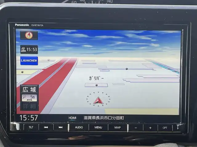 スズキ ソリオ HV MZ 滋賀県 2021(令3)年 2.5万km メロウディープレッドパール ガソリン/2WD/CVT/両側パワースライドドア/純正10インチナビ（CN-RZ10672A）/（FM/AM/CD/DVD/フルセグ/SD/Bluetooth）/バックカメラ・全周囲カメラ/運転席・助手席シートヒーター/ドライブレコーダー/クルーズコントロール/レーンキープアシスト/プリクラッシュブレーキアシスト/横滑り防止装置/コーナーセンサー/革巻きステアリング/ステアリングスイッチ/ヘッドアップディスプレイ/アイドリングストップ/電動格納ミラー/オートライト/オートエアコン/純正フロアマット/純正ドアバイザー/プッシュスタート/スマートキー/スペアキー