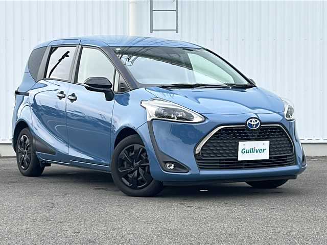 トヨタ シエンタ ファンベースG 愛媛県 2020(令2)年 7.4万km グレイッシュブルー 純正SDナビ/ETC/バックカメラ/Bluetooth/両側パワースライドドア/スマートキー/アイドリングストップ/純正フロアマット/トヨタセーフティセンス/レーンキープアシスト/オートLEDヘッドライト/横滑り防止装置/衝突被害軽減システム/保証書/取扱説明書/スペアキー