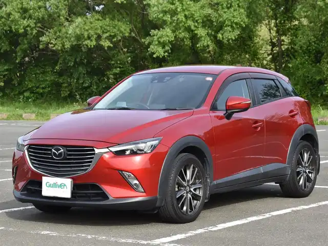 マツダ ＣＸ－３ XD ツーリング 福岡県 2015(平27)年 14.7万km ソウルレッドプレミアムメタリック i-ACTIVSENSE/レーダークルーズコントロール/BSM/純正ナビ/フルセグTV/バックカメラ/ドライブレコーダー前/HUD/パドルシフト/ステアリングスイッチ/ETC/ハーフレザーシート/純正18インチアルミホイール/LEDヘッドライト/フォグランプ/電動格納ミラー/ウィンカーミラー/ドアバイザー/純正フロアマット