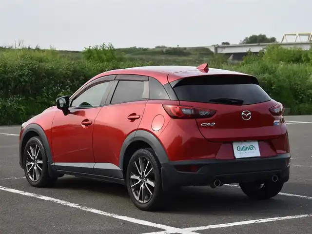 マツダ ＣＸ－３ XD ツーリング 福岡県 2015(平27)年 14.7万km ソウルレッドプレミアムメタリック i-ACTIVSENSE/レーダークルーズコントロール/BSM/純正ナビ/フルセグTV/バックカメラ/ドライブレコーダー前/HUD/パドルシフト/ステアリングスイッチ/ETC/ハーフレザーシート/純正18インチアルミホイール/LEDヘッドライト/フォグランプ/電動格納ミラー/ウィンカーミラー/ドアバイザー/純正フロアマット