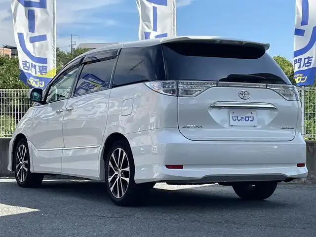 トヨタ エスティマ アエラス プレミアムエディション 兵庫県 2014(平26)年 10.4万km ホワイトパールクリスタルシャイン (株)IDOMが運営する【じしゃロン神戸名谷店】の自社ローン専用車両になりますこちらは現金またはオートローンご利用時の価格です。自社ローンご希望の方は別途その旨お申付け下さい。/アルパイン製9インチSDナビ/フリップダウンモニター/CD/DVD/TV/Bluetooth接続/バックカメラ/前後ドライブレコーダー/ビルトインETC/オットマン/ハーフレザーシート/クルーズコントロール
