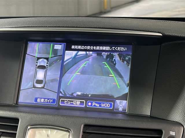 日産 フーガ 370GT 広島県 2015(平27)年 9.9万km ダークメタルグレー 衝突被害軽減ブレーキ/レーンキープアシスト/後側方衝突防止支援システム/ハーフレザーシート/パワーシート/純正HDDナビ/　(AM/FM/CD/DVD/TV/HDD/Bluetooth)/フルセグTV/バックカメラ/レーダークルーズコントロール/ステアリングスイッチ/革巻きステアリング/LEDライト/オートライト/スマートキー/スペアキー/プッシュスタート/社外アルミホイール20インチ/電格ミラー/純正フロアマット/車高調