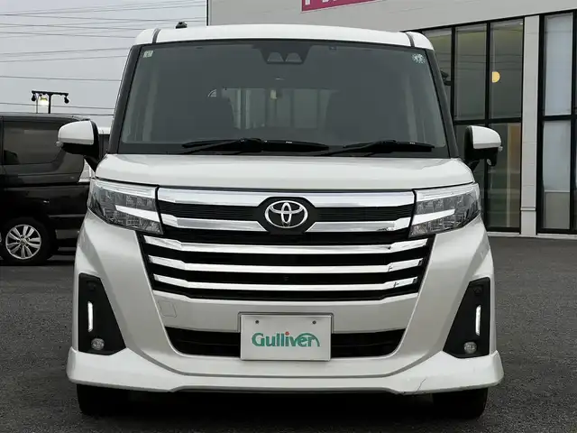 トヨタ ルーミー カスタムG－T 道央・札幌 2021(令3)年 1.4万km パールホワイトⅢ 寒冷地仕様/トヨタセーフティセンス/純正ディスプレイオーディオ/AM/FM/BT/フルセグ/衝突被害軽減ブレーキ/横滑り防止装置/レーダークルーズコントロール/レーンキープアシスト/クリアランスソナー/バックカメラ/サイドカメラ/フロントカメラ/全方位カメラ/アラウンドビューモニター/ビルトインETC/ドライブレコーダー/アイドリングストップ/ワイパーデアイサー/SPORTMODE/両側パワースライドドア/革巻きステアリング/ステアリングリモコン/電動パーキング/ブレーキホールド/プッシュスタート/スマートキー/LEDヘッドライト/オートライト/オートマチックハイビーム/フォグランプ/電動格納ミラー/ウィンカーミラー/純正フロアマット