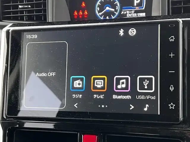 トヨタ ルーミー カスタムG－T 道央・札幌 2021(令3)年 1.4万km パールホワイトⅢ 寒冷地仕様/トヨタセーフティセンス/純正ディスプレイオーディオ/AM/FM/BT/フルセグ/衝突被害軽減ブレーキ/横滑り防止装置/レーダークルーズコントロール/レーンキープアシスト/クリアランスソナー/バックカメラ/サイドカメラ/フロントカメラ/全方位カメラ/アラウンドビューモニター/ビルトインETC/ドライブレコーダー/アイドリングストップ/ワイパーデアイサー/SPORTMODE/両側パワースライドドア/革巻きステアリング/ステアリングリモコン/電動パーキング/ブレーキホールド/プッシュスタート/スマートキー/LEDヘッドライト/オートライト/オートマチックハイビーム/フォグランプ/電動格納ミラー/ウィンカーミラー/純正フロアマット