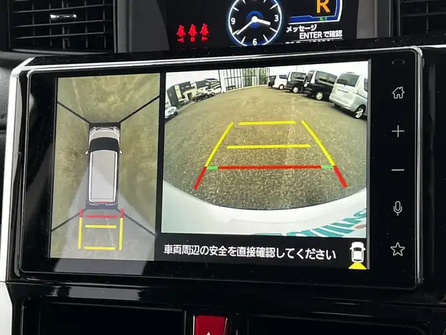 トヨタ ルーミー カスタムG－T 道央・札幌 2021(令3)年 1.4万km パールホワイトⅢ 寒冷地仕様/トヨタセーフティセンス/純正ディスプレイオーディオ/AM/FM/BT/フルセグ/衝突被害軽減ブレーキ/横滑り防止装置/レーダークルーズコントロール/レーンキープアシスト/クリアランスソナー/バックカメラ/サイドカメラ/フロントカメラ/全方位カメラ/アラウンドビューモニター/ビルトインETC/ドライブレコーダー/アイドリングストップ/ワイパーデアイサー/SPORTMODE/両側パワースライドドア/革巻きステアリング/ステアリングリモコン/電動パーキング/ブレーキホールド/プッシュスタート/スマートキー/LEDヘッドライト/オートライト/オートマチックハイビーム/フォグランプ/電動格納ミラー/ウィンカーミラー/純正フロアマット