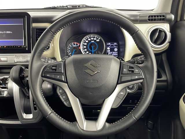 スズキ クロスビー HYBRID MZ 埼玉県 2021(令3)年 3.8万km キャラバンアイボリーパールメタリック/ホワイト 2トーンルーフ 純正8型ナビ/（BT/フルTV/AM/FM/CD/DVD）/全方位カメラ/スズキセーフティサポート/・アダクティブクルーズコントロール/・衝突軽減システム/・誤発進抑制機能/・車線逸脱警報/4WD/シートヒーターDN席/純正ドラレコ/純正アルミホイール/純正フロアマット/ビルトインETC