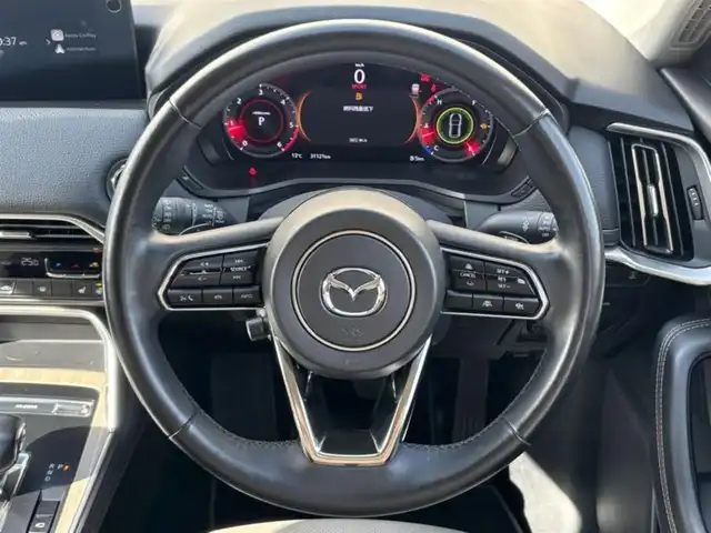 マツダ ＣＸ－６０ XD Lパッケージ 茨城県 2023(令5)年 3.2万km プラチナクォーツメタリック 純正メモリナビ/　(AM/FM/USB/Bluetooth/フルセグ)/全方位カメラ/前後ドライブレコーダー/クルージング＆トラフィック・サポート/ETC/LEDヘッドライト/レザーシート/全席シートヒーター/パワーシート/ハンドルヒーター/電動リアゲート/ワイヤレス充電器(Qi)/クリアランスソナー/i-ACTIVSENSE/レーンキープアシスト/純正アルミホイール