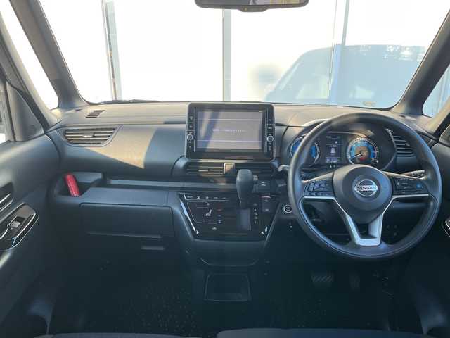 日産 ルークス HWS X プロパイロットED 福岡県 2021(令3)年 3.8万km チタニウムグレーメタリック 純正9インチナビ/（AM/FM/CD/DVD/SD/USB/BT/フルセグ）/プロパイロット/前後コーナーセンサー/衝突軽減ブレーキ/車線逸脱警報/先行車発進お知らせ機能/標識認識機能/ETC/全方位カメラ/両側パワースライドドア/ハンズフリースライドドア/純正14インチアルミホイール/純正前方ドライブレコーダー/純正フロアマット/純正ドアバイザー/オートライト/LEDヘッドライト/フォグランプ/テレビキャンセラー/電動パーキングブレーキ/後席サンシェード/後席送風機/アイドリングストップ/スマートキー/スペアキー/プッシュスタート/Wエアバッグ+カーテンエアバッグ/保証書・取扱説明書