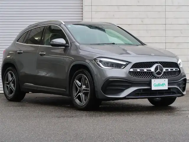 メルセデス・ベンツ ＧＬＡ２００ｄ 4マチック AMGライン 石川県 2021(令3)年 2.1万km ガンＭ ワンオーナー　/スマートキー&スペアキー/4WD/オートライト/LEDライト/Rフォグライト/純正ナビゲーション/フルセグテレビ/全方位カメラ/パドルシフト/ACC/Fメモリー電動シート/シートヒーター/ビルトインETC/置くだけ充電/パワーバックドア/ブラインドスポットモニター/パークアシスト/ヒルアシスト/ルーフレール