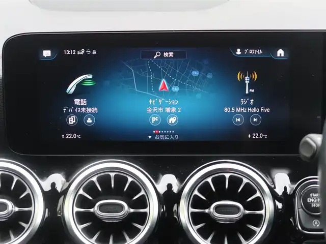 メルセデス・ベンツ ＧＬＡ２００ｄ 4マチック AMGライン 石川県 2021(令3)年 2.1万km ガンＭ ワンオーナー　/スマートキー&スペアキー/4WD/オートライト/LEDライト/Rフォグライト/純正ナビゲーション/フルセグテレビ/全方位カメラ/パドルシフト/ACC/Fメモリー電動シート/シートヒーター/ビルトインETC/置くだけ充電/パワーバックドア/ブラインドスポットモニター/パークアシスト/ヒルアシスト/ルーフレール