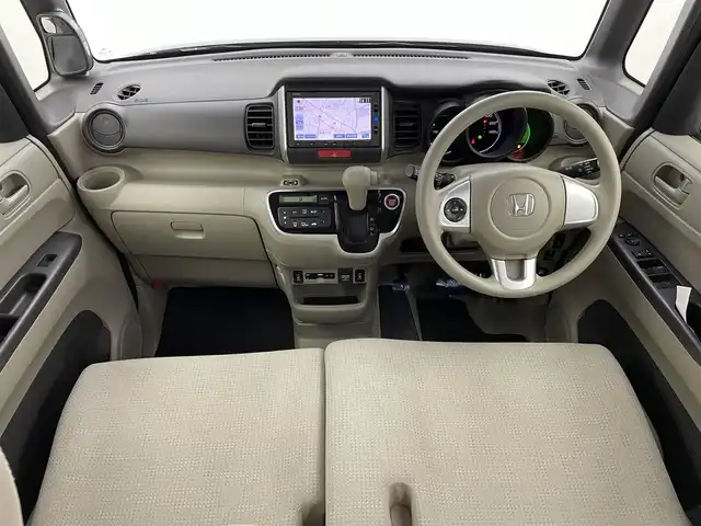 ホンダ Ｎ ＢＯＸ G SSパッケージ 宮城県 2017(平29)年 4.8万km プレミアムディープモカパール 純正ナビ/両側パワースライドドア/衝突軽減ブレーキ/ＨＩＤヘッドライト/オートライト/バックモニター/シートヒーター/ビルトインＥＴＣ/フルオートエアコン/Bluetoothオーディオ/スマートキー/プッシュスタート/禁煙車