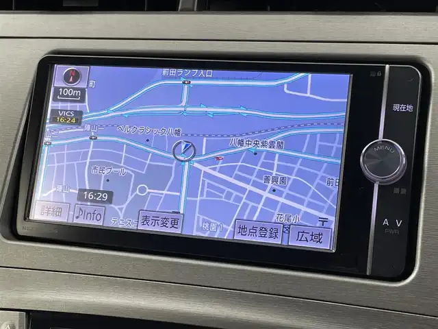 トヨタ プリウス S 福岡県 2014(平26)年 8.8万km ライトパープルマイカ 純正ナビ（Ｂｌｕｅｔｏｏｔｈ，フルセグＴＶ）　/バックカメラ　/ＥＴＣ　/エンジンプッシュスタート　/電動格納式ドアミラー　/ステアリングリモコン　/ＥＣＯモード　/ＥＶモード　/オートライト　/フォグランプ