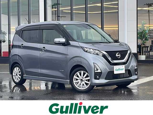 日産 デイズ ハイウェイスターX 新潟県 2020(令2)年 1.9万km チタニウムグレーメタリック 純正ナビ/(FM/AM/CD/DVD/BT/フルセグ)/夏タイヤ積載/衝突軽減/車線逸脱警報/前後コーナーセンサー/ステアリングスイッチ/ヘッドライトレベライザー/LEDヘッドライト/フォグランプ/ウィンカーミラー/電格ミラー/ドアバイザー/スペアキー