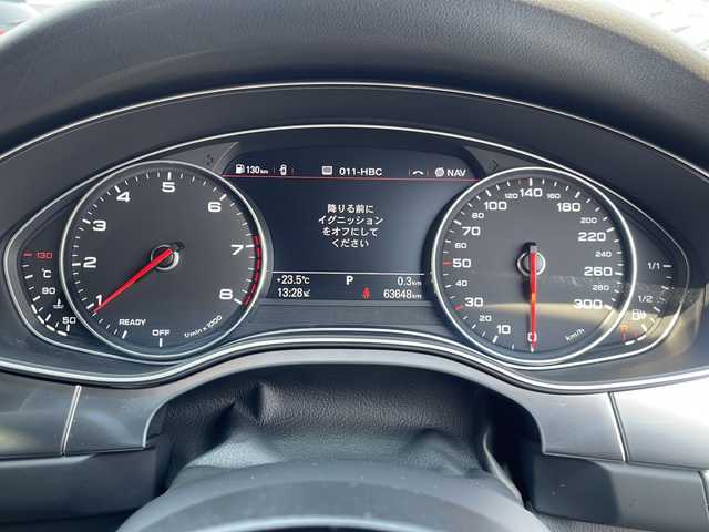 アウディ Ａ６ アバント 2．0 TFSI クワトロ 道北・旭川 2017(平29)年 6.4万km 黒 メーカーOPメモリーナビ(BT/CD/SD/フルセグ)/レザーシート/全方位カメラ/パドルシフト/パワーバックドア/コーナーセンサー/社外エンジンスターター/革巻きステアリング/前後ドライブレコーダー/スマートキー/保証書/取説