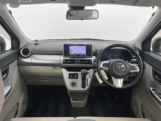 ダイハツ キャスト スタイル G SAⅡ 富山県 2016(平28)年 6.9万km プラムブラウンクリスタルマイカ 4WD/社外ナビ(AM/FM/CD/DVD/BT)/フルセグTV/バックカメラ/衝突軽減ブレーキ/アイドリングストップ/後方コーナーセンサー/純正AW/純正フロアマット/オートライト/LEDヘッドライト/フォグランプ/電動格納ミラー/バニティミラー/ドアバイザー/プッシュスタート/取扱説明書/保証書