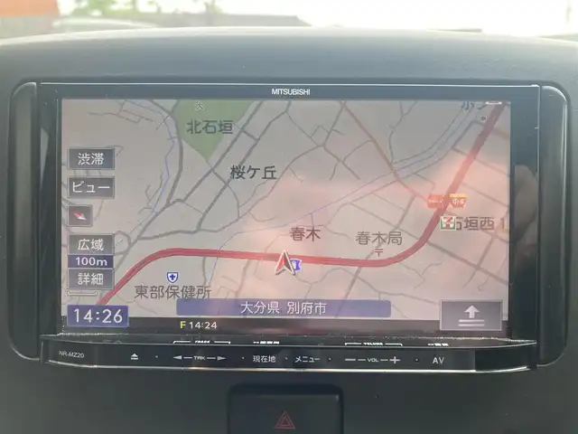 ダイハツ ミラ イース X SA 大分県 2014(平26)年 4.4万km ホワイト 社外ナビ/社外ドラレコ/社外ETC/純正14インチアルミホイール/衝突被害軽減システム/横滑り防止装置/リモコンキー/エアコン