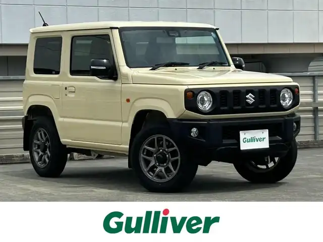 スズキ ジムニー XC 静岡県 2022(令4)年 0.8万km シフォンアイボリーM 背面タイヤ/純正フロアマット/純正アルミ/フルセグテレビ/メモリナビ/ETC/バックカメラ/LEDヘッドライト/ターボ