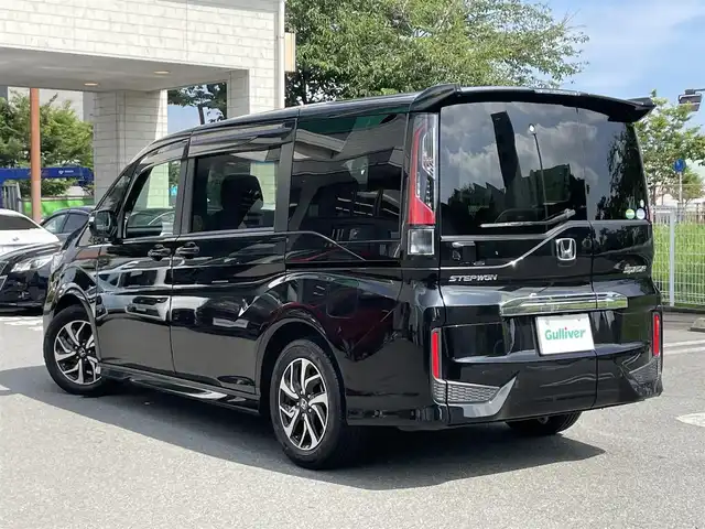 ホンダ ステップワゴン スパーダ ホンダセンシング 静岡県 2020(令2)年 4.2万km プレミアムスパークルブラックパール 1オーナー　/衝突軽減B /車線逸脱/ACC /Gathiersナビ/DIATONEサウンドシステム　/地デジ　/Bカメラ　/両側パワスラ　/わくわくゲート　/ステアリングスイッチ  /パドルシフト  /スマートキー /スペアキー  /保証書/取説