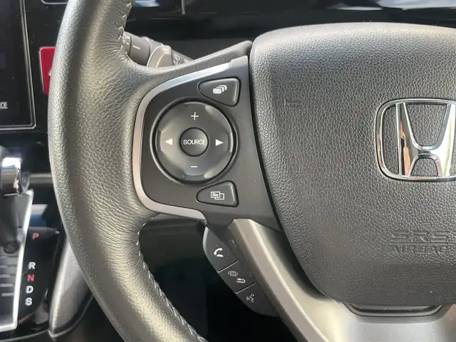 ホンダ ステップワゴン スパーダ ホンダセンシング 静岡県 2020(令2)年 4.2万km プレミアムスパークルブラックパール 1オーナー　/衝突軽減B /車線逸脱/ACC /Gathiersナビ/DIATONEサウンドシステム　/地デジ　/Bカメラ　/両側パワスラ　/わくわくゲート　/ステアリングスイッチ  /パドルシフト  /スマートキー /スペアキー  /保証書/取説