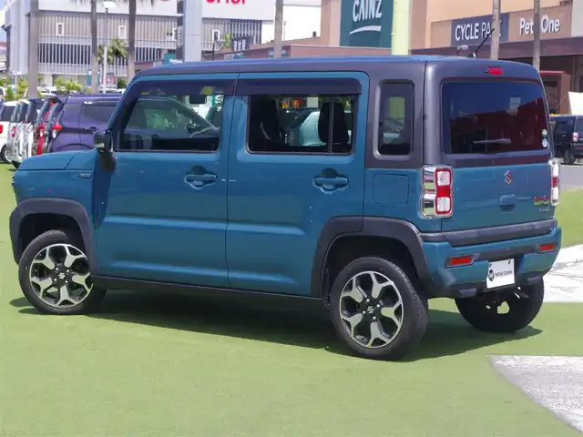 スズキ ハスラー HYBRID X 福島県 2020(令2)年 1.5万km デニムブルー ガンメタリック 2トーン デュアルカメラブレーキサポート/アイドリングストップ/社外SDナビ/地デジTV/【DVD/CD再生機能　Bluetooth接続】/革巻きステアリング/ステアリングスイッチ/前席シートヒーター/LEDヘッドライト/フォグライト/ウインカーミラー/リアコーナーセンサー/純正15インチアルミホイル/サイド/カーテンエアバッグ/携帯リモコン