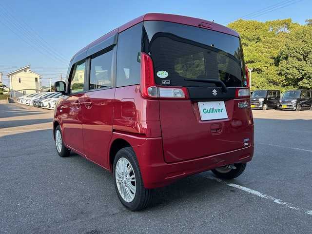 スズキ スペーシア G 大阪府 2017(平29)年 6.7万km フェニックスレッドパール SDナビ/シートヒーター/ETC/ドライブレコーダー/アイドリングストップ/両側スライドドア/スマートキー/スペアキー1本/社外AW/保証書/取扱説明書