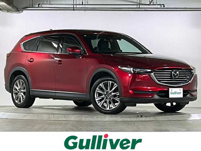 マツダ ＣＸ－８ XD プロアクティブ 広島県 2020(令2)年 7.8万km ソウルレッドクリスタルM 禁煙/4WD/7人乗り/衝突軽減/車線逸脱警報/HUD/BSM/レーダークルーズコントロール/コーナーセンサー/マツダコネクトナビ/・フルセグ/CD/DVD/Bluetooth/USB/AUX/360°ビューモニター/シートヒーター（1、2列目）/ステアリングヒーター/革巻きステアリング/ステアリングスイッチ/パワーバックドア/シートメモリー/パワーシート（D/N）/前後ドライブレコーダー/ETC2.0