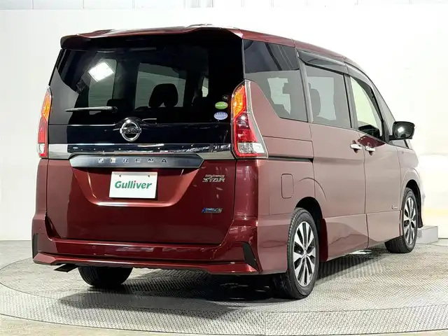 日産 セレナ ハイウェイスター 大阪府 2016(平28)年 6.7万km マルーンレッド 純正9incナビTV 360カメラ フリップダウンモニター クルーズコントロール 衝突軽減ブレーキ レーンアシスト 両側パワースライドドア パークアシスト クリアランスソナー 前後ドライブレコーダー ETC