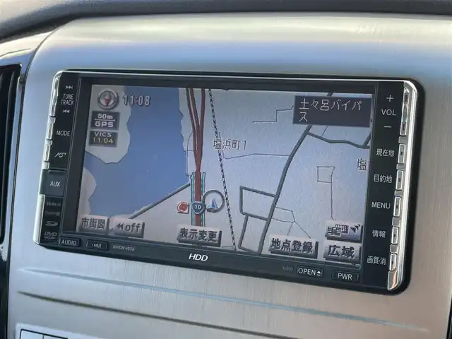 トヨタ アルファード Ｖ MS プラチナセレクション 宮崎県 2006(平18)年 7.3万km ホワイトパールマイカ 純正ナビ「NHDN-W56」/(AM.FM.AUX.DVD.CD)/バックカメラ/両側パワースライドドア/ETC/コーナーセンサー/サンルーフ/オートライト/ダブルオートエアコン/電格ミラー/リモコンキー/ステアリングスイッチ/パワーウィンドウ/パワーステアリング