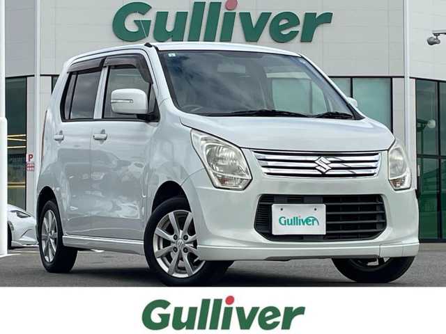 スズキ ワゴンＲ FX－LTD 佐賀県 2013(平25)年 13.4万km パールホワイト 7型DVDナビ(CD/DVD/ワンセグTV)/アイドリングストップ/プッシュスタート/スマートキー/シガーソケット/ISOFIX/サイドポール/ヘッドライトレベライザー/電動格納ミラー/フロアマット/ドアバイザー/現状サマー(純正AW)(155/65/R14)/TOYO NANOENERGY 3