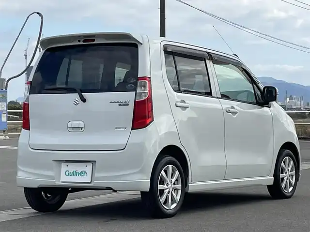 スズキ ワゴンＲ FX－LTD 佐賀県 2013(平25)年 13.4万km パールホワイト 7型DVDナビ(CD/DVD/ワンセグTV)/アイドリングストップ/プッシュスタート/スマートキー/シガーソケット/ISOFIX/サイドポール/ヘッドライトレベライザー/電動格納ミラー/フロアマット/ドアバイザー/現状サマー(純正AW)(155/65/R14)/TOYO NANOENERGY 3