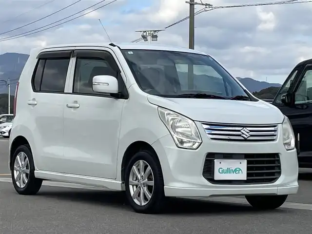 スズキ ワゴンＲ FX－LTD 佐賀県 2013(平25)年 13.4万km パールホワイト 7型DVDナビ(CD/DVD/ワンセグTV)/アイドリングストップ/プッシュスタート/スマートキー/シガーソケット/ISOFIX/サイドポール/ヘッドライトレベライザー/電動格納ミラー/フロアマット/ドアバイザー/現状サマー(純正AW)(155/65/R14)/TOYO NANOENERGY 3