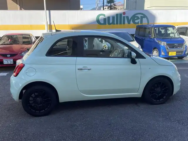 フィアット ５００ ツインエア ポップ 静岡県 2021(令3)年 2.6万km Ｌグリーン 純正ディスプレイオーディオ/USB/BT/前後純正ドライブレコーダー/ETC/純正フロアマット/純正15インチAW/キーレス/スペアキー/保証書/取扱説明書/R6点検記録簿有