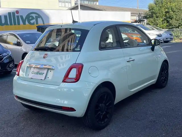 フィアット ５００ ツインエア ポップ 静岡県 2021(令3)年 2.6万km Ｌグリーン 純正ディスプレイオーディオ/USB/BT/前後純正ドライブレコーダー/ETC/純正フロアマット/純正15インチAW/キーレス/スペアキー/保証書/取扱説明書/R6点検記録簿有