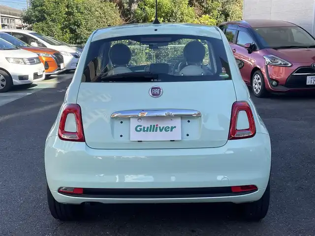 フィアット ５００ ツインエア ポップ 静岡県 2021(令3)年 2.6万km Ｌグリーン 純正ディスプレイオーディオ/USB/BT/前後純正ドライブレコーダー/ETC/純正フロアマット/純正15インチAW/キーレス/スペアキー/保証書/取扱説明書/R6点検記録簿有