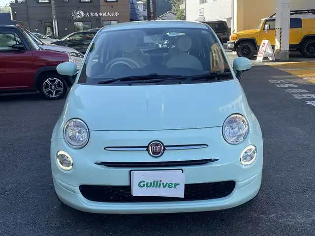 フィアット ５００ ツインエア ポップ 静岡県 2021(令3)年 2.6万km Ｌグリーン 純正ディスプレイオーディオ/USB/BT/前後純正ドライブレコーダー/ETC/純正フロアマット/純正15インチAW/キーレス/スペアキー/保証書/取扱説明書/R6点検記録簿有