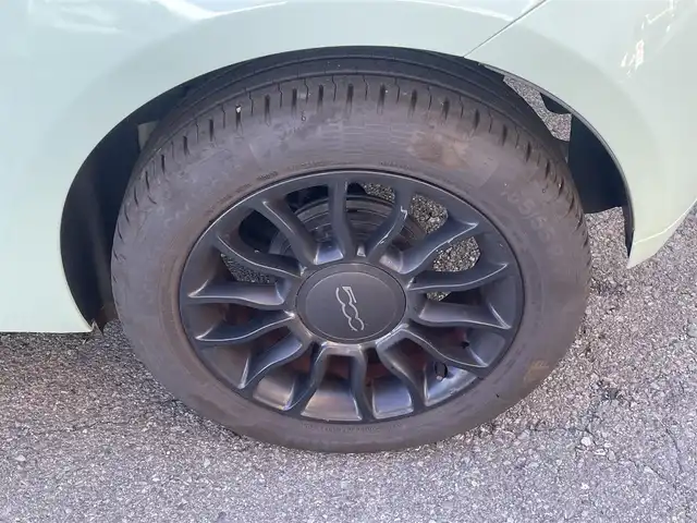 フィアット ５００ ツインエア ポップ 静岡県 2021(令3)年 2.6万km Ｌグリーン 純正ディスプレイオーディオ/USB/BT/前後純正ドライブレコーダー/ETC/純正フロアマット/純正15インチAW/キーレス/スペアキー/保証書/取扱説明書/R6点検記録簿有