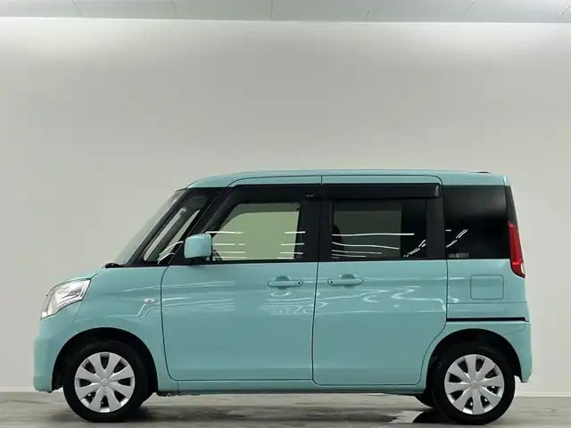 スズキ スペーシア X 埼玉県 2015(平27)年 3.8万km フレンチミントPM 純正ナビ　全方位カメラ　シートヒーター　両側電動　前後ドライブレコーダー　フルセグTV　CD　DVD　BT　レーンアシスト　衝突被害軽減システム　スペアキー　横滑り防止装置　アンチブレーキシステム