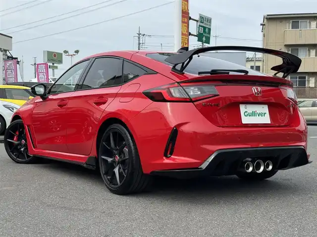 ホンダ シビック タイプR 千葉県 2024(令6)年 0.1万km フレームレッド ワンオーナー車/室内保管車両/ホンダセンシング/レーダークルーズコントロール/レーンキープアシスト/ブラインドスポットモニター/純正ナビ/フルセグTV/Bluetooth/バックカメラ/コーナーセンサー/純正ブレンボ/純正19インチAW/LEDライト/ETC/保証書・取説/スペアキー