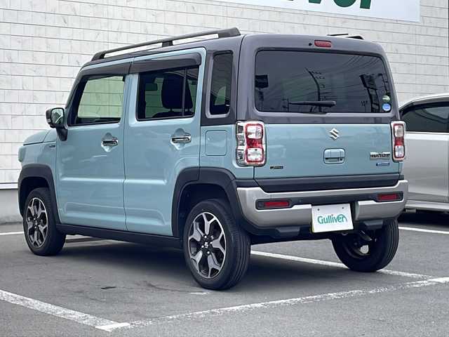 スズキ ハスラー Jスタイル 静岡県 2021(令3)年 3.5万km オフブルーメタリック/ガンメタリック2トーンルーフ 純正9インチナビ/地デジTV/Bleutooth/バック/全周囲カメラ/レーダーブレーキサポート/シートヒーター/純正15インチAW/スマートキー/スペアキー/LEDヘッドライト
