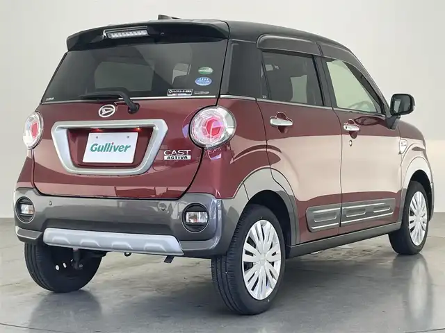 ダイハツ キャスト アクティバ X リミテッド SAⅢ 愛知県 2019(令1)年 4.8万km ファイアークォーツレッドM 純正ナビ　スマートアシストIII　禁煙　フルセグ　DVD　ETC　バックカメラ　ドラレコ　衝突軽減　シートヒーター　車線逸脱　オートハイビーム　アイドリングストップ　純正マット　プッシュスタート　USB　スマートキー　