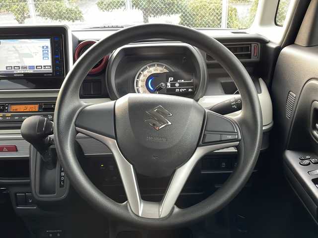 スズキ スペーシア HYBRID X 山口県 2021(令3)年 4万km アーバンブラウンパールメタリック 社外ナビ【KENWOOD：MDV-S708W】/・フルセグテレビ/・Bluetooth機能/・AM/FMラジオ/・CD・DVD再生/・iPod接続/・USB入力端子/・マルチAVブラウザ/・内蔵メモリ/・SAMRTUSEN/・SD再生/両側パワースライドドア/フルフラット/スマートキー/プッシュスタート/運転席シートヒーター/デュアルカメラブレーキサポート/コーナーセンサー/横滑り防止装置/車線逸脱警報機能/セーフティサポート/アイドリングストップ
