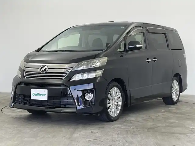 トヨタ ヴェルファイア 2．4Z Gエディション 群馬県 2012(平24)年 5.2万km ブラック ツインムーンルーフ　純正８インチナビ　バックカメラ　両側パワースライドドア　クルーズコントロール　ＨＩＤオートライト　パワーシート　純正１８インチＡＷ　ステアリングリモコン　ＥＴＣ　スマートキー　禁煙