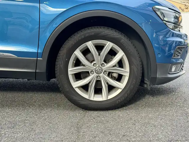 フォルクスワーゲン ティグアン TDI 4モーション ハイライン 埼玉県 2019(令1)年 6.6万km 青Ｍ 純正ナビ/フルセグTV/FM/AM/BT/App Connect、Android Auto、Mirror Link/純正ドラレコ前後/ビルトインETC2.0/バックカメラ/全周囲カメラ/クルーズコントロール 追従機能あり/レーンキープ/パワーバックドア/MT機能付きAT/パドルシフト/パーキングアシスト/シートヒーター(前席、後席)/社外ルーフBOX/レール（THULE）/サマータイヤ（Continental） タイヤのみ/全席オートPW/ステアリングリモコン/プッシュスタート/モード切替（エコ/ノーマル/スポーツ/雪/オフロード）/USB×3(前席×2、後席×1)/シガソケ12V/オートライト/スマートキー×2