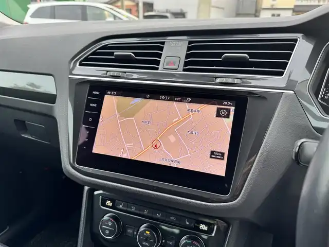 フォルクスワーゲン ティグアン TDI 4モーション ハイライン 埼玉県 2019(令1)年 6.6万km 青Ｍ 純正ナビ/フルセグTV/FM/AM/BT/App Connect、Android Auto、Mirror Link/純正ドラレコ前後/ビルトインETC2.0/バックカメラ/全周囲カメラ/クルーズコントロール 追従機能あり/レーンキープ/パワーバックドア/MT機能付きAT/パドルシフト/パーキングアシスト/シートヒーター(前席、後席)/社外ルーフBOX/レール（THULE）/サマータイヤ（Continental） タイヤのみ/全席オートPW/ステアリングリモコン/プッシュスタート/モード切替（エコ/ノーマル/スポーツ/雪/オフロード）/USB×3(前席×2、後席×1)/シガソケ12V/オートライト/スマートキー×2