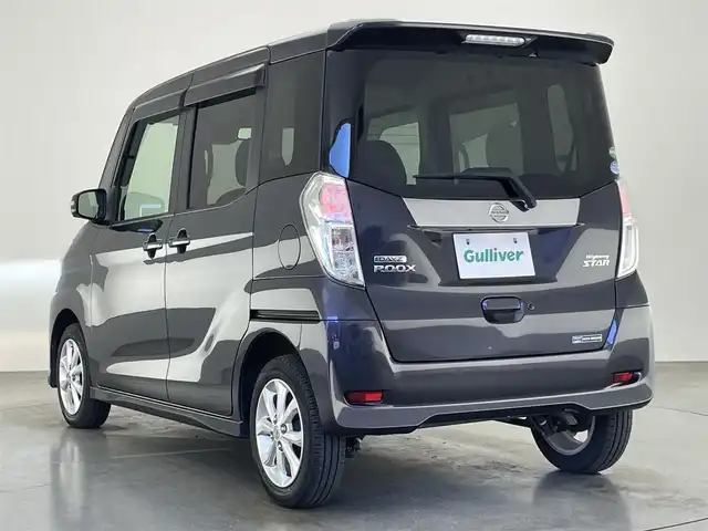 日産 デイズ ルークス ハイウェイスターX 愛知県 2017(平29)年 3.9万km プレミアムパープルP 純正ナビ　全方位カメラ　ドラレコ　禁煙　フルセグTV　Bluetooth　ETC　USB　両側パワスラ　エマブレ　衝突軽減　オートハイビーム　HIDオートライト　フォグ　純正フロアマット　リアシェード　アイドリングストップ　プッシュスタート　スマートキー