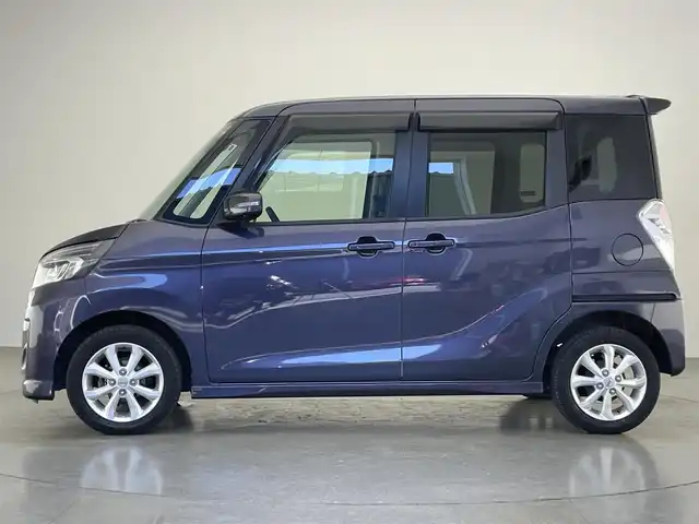 日産 デイズ ルークス ハイウェイスターX 愛知県 2017(平29)年 3.9万km プレミアムパープルP 純正ナビ　全方位カメラ　ドラレコ　禁煙　フルセグTV　Bluetooth　ETC　USB　両側パワスラ　エマブレ　衝突軽減　オートハイビーム　HIDオートライト　フォグ　純正フロアマット　リアシェード　アイドリングストップ　プッシュスタート　スマートキー